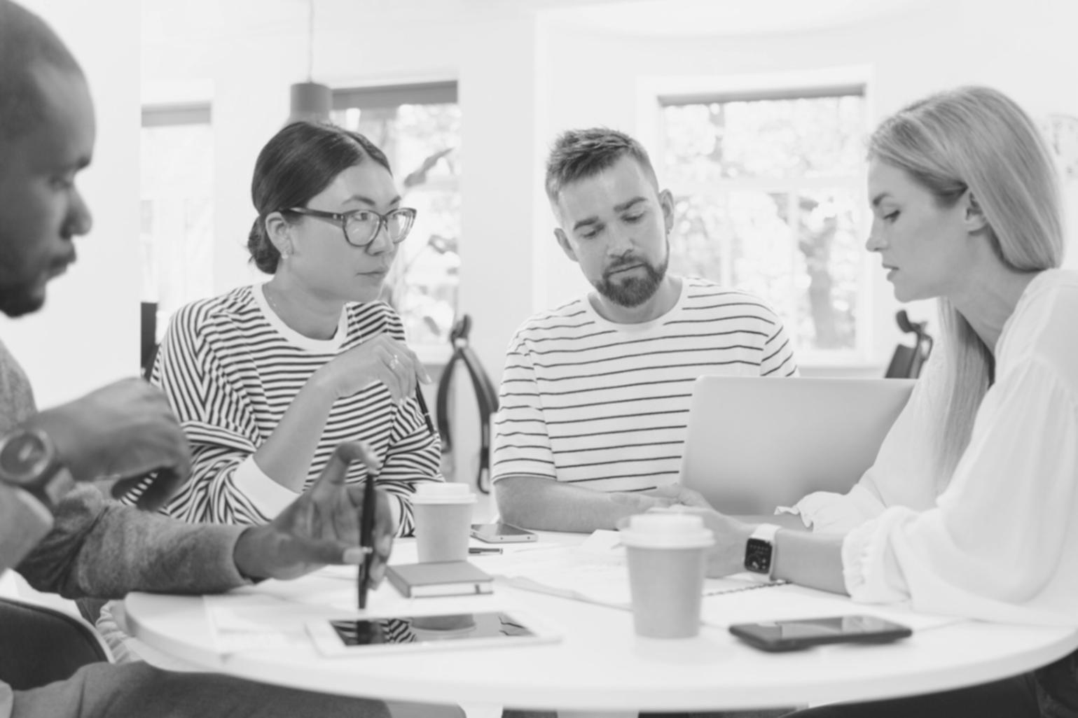Espace de travail où sont élaborées nos formations financières